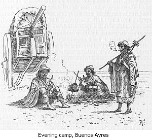 Evening camp, Buenos Ayres