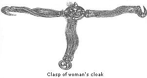 Clasp of a woman's cloak